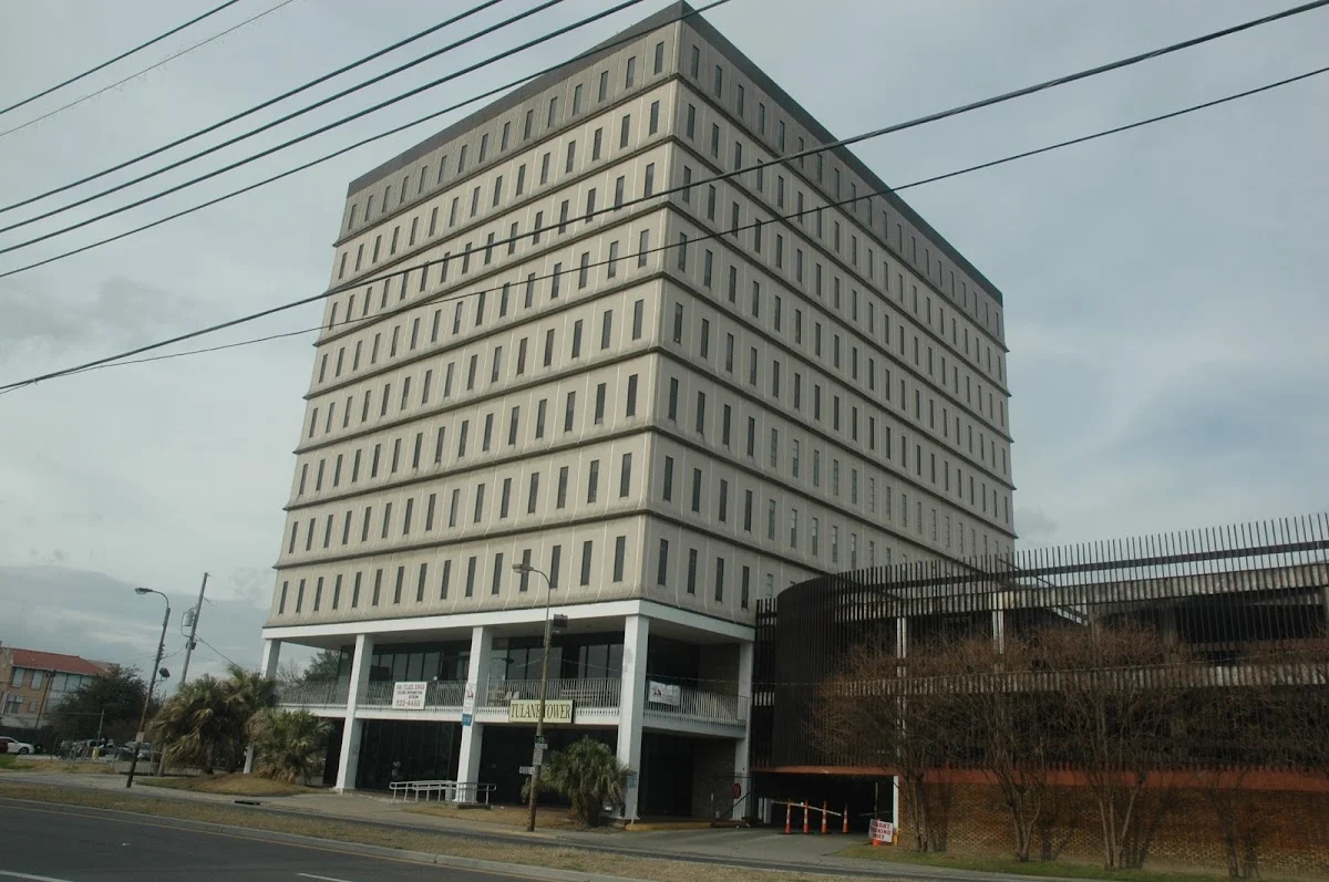 Exterior view of Louisiana detox center — urban area